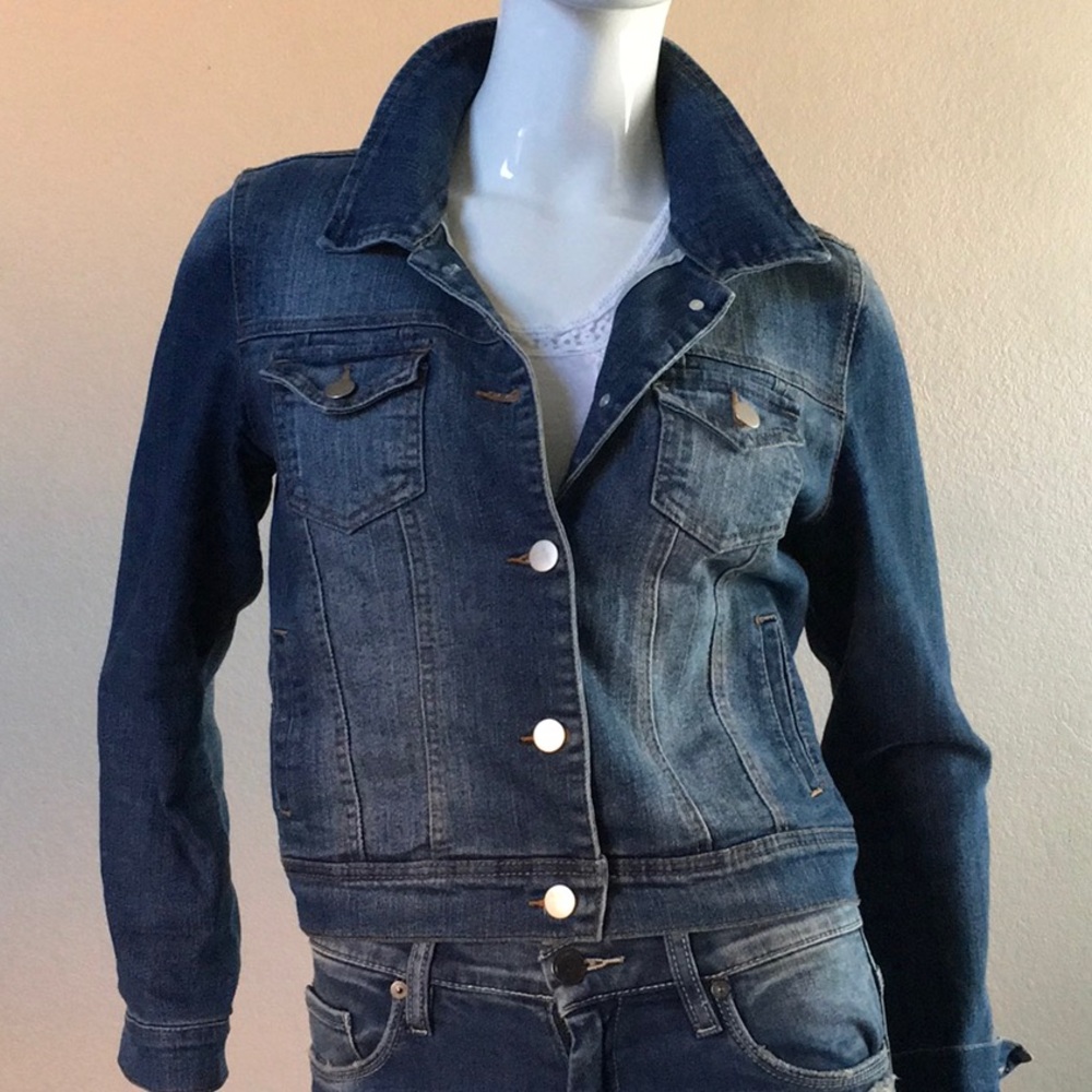 Cropped Jean Jacket